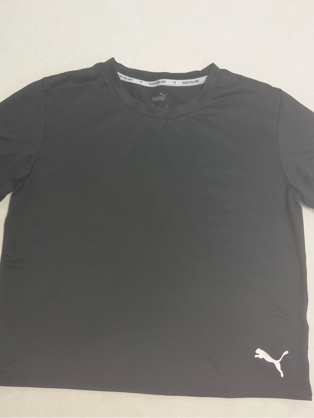 PUMA Black Short-Sleeve Crew Neck Tee NWOT - Picture 5 of 7